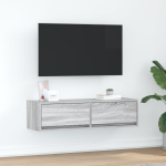 Dulap TV, gri sonoma, 100x31x25,5 cm, lemn prelucrat GartenMobel Dekor