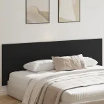 Tăblie de perete din stejar negru 240x1.5x80 cm fabricată din lemn prelucrat GartenMobel Dekor