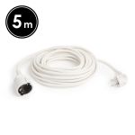 Cablu prelungitor de rețea tip oscilant – 5 m, 3 x 1,5 mm², alb Best CarHome