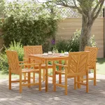Set de dining pentru grădină 4 piese din lemn masiv de acacia GartenMobel Dekor