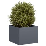 Jardinieră Antracit 40x40x30 cm Oțel GartenMobel Dekor