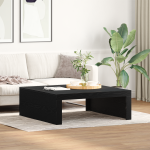 Masă de cafea din stejar negru - 100x100x35 cm din lemn laminat GartenMobel Dekor