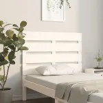 Tăblie de pat, alb, 90x3x80 cm, lemn masiv de pin GartenMobel Dekor