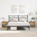 Noptiere, 2 buc. stejar artizanal, 45x34x47 cm, lemn prelucrat GartenMobel Dekor