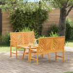 Set de Lounge pentru Grădină 3 Piese Lemn Solid de Acacia GartenMobel Dekor