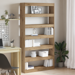 Bibliotecă Stejar artisan Lemn masiv 100 x 30 x 198 cm Biblioteci GartenMobel Dekor