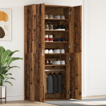 Cabinet pentru pantofi Lemn vechi 80x39x180 cm Lemn prelucrat GartenMobel Dekor