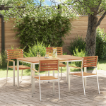 Set de Masă pentru Grădină  5 Piese Lemn Masiv de Acacia GartenMobel Dekor