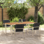 Set masă 5 piese lemn solid acacia  GartenMobel Dekor