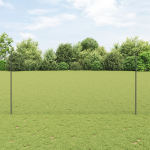 Set de gard de grădină Set de 2 Gri Oțel vopsit electrostatic GartenMobel Dekor