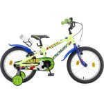 Bicicleta Copii Polar 2024 Football - 18 Inch, Verde-Albastru Ultimate FactoryBikes