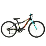 Bicicleta Copii DHS Plasma - 24 Inch, Negru-Roz Ultimate FactoryBikes