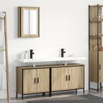 Set de mobilier pentru baie din lemn ingineresc Sonoma Oak GartenMobel Dekor