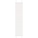 Jaluză plisată alb 40x200 cm Lățime țesătură 39,4cm poliester GartenMobel Dekor