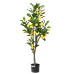 Lămâi artificial 136 frunze 120 cm verde GartenMobel Dekor