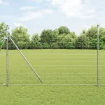Euro Fence 1.5x10 m Oțel zincat GartenMobel Dekor