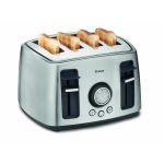 Prajitor de paine Trisa Family Toast, 4 felii, 6 trepte rumenire, Inox, putere 1600W ProDesign DailyAppliances