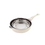 Set tigaie multifunctionala din aluminiu turnat sub presiune 4 piese ZASS Gourmet ZG-ACS 07, Crem ProDesign DailyAppliances