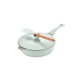 Set tigaie multifunctionala din aluminiu turnat sub presiune 4 piese ZASS Gourmet ZG-ACS 07, Verde ProDesign DailyAppliances