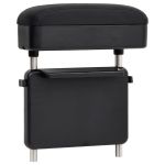 Cotieră auto universală, negru, 23x8x(30-38) cm ABS GartenMobel Dekor
