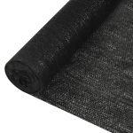 Plasă protecție intimitate, negru, 1,2x50 m, HDPE, 195 g/m²  GartenMobel Dekor