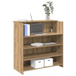 Birou de recepție Stejar Artisan 100x50x103,5 cm Lemn prelucrat GartenMobel Dekor