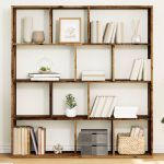 Bibliotecă, lemn vechi, 132x29x141,5 cm, lemn prelucrat GartenMobel Dekor