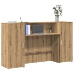 Birou de recepție Stejar Artisan 180x50x103,5 cm Lemn prelucrat GartenMobel Dekor