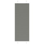 Jaluză plisată Antracit 80x200 cm Lățime țesătură 79,4 cm GartenMobel Dekor