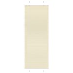 Jaluză plisată Crem 80x200cm Lățime țesătură 79,4 cm GartenMobel Dekor