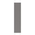 Jaluzea plisată Antracit 45x200 cm Lățime țesătură 44,4 cm GartenMobel Dekor