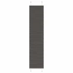 Jaluzea plisată negru 45x200 cm Lățime țesătură 44,4cm poliester GartenMobel Dekor