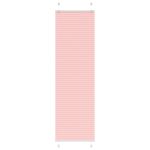 Jaluzea plisată roz 65x200 cm Lățime țesătură 64,4cm poliester GartenMobel Dekor