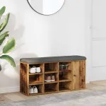Bancă de pantofi,lemn vechi, 102x32x50 cm, lemn prelucrat GartenMobel Dekor