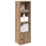 Bibliotecă, stejar artizanal, 31x24x102 cm, lemn prelucrat GartenMobel Dekor