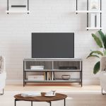 Dulap TV, gri sonoma, 100x35x45 cm, lemn prelucrat GartenMobel Dekor