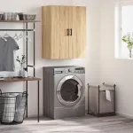 Dulap TV montat pe perete, stejar sonoma, 69,5x34x90 cm GartenMobel Dekor