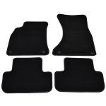 Covorase mocheta Audi A4 Avant 5/2008-2016, Audi A4 Sedan 4 usi 11/2007-2016 Negre, set de 4 bucati AutoDrive ProParts