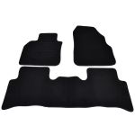 Covorase mocheta Renault SCENIC 2 6/2003-8/2009 Negru, set de 3 bucati AutoDrive ProParts