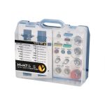 Set becuri rezerva H1 + H7 55W ,Trusa becuri Auto + Sigurante Vecta 19 piese AutoDrive ProParts