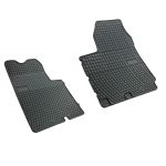 Set covorase auto din cauciuc Nissan Primastar 2006-, Opel Vivaro 2001-2014; Renault Trafic 2001-2014, presuri BestAutoVest, negre, 2 buc. AutoDrive ProParts