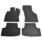 Set covorase auto din cauciuc Seat Leon 2013-03.2020 (5 usi), Vw Golf 8 Hatchback 2020- (5 usi, Manual), Golf 7 4Motion 2012-12.2019, Negru, Gledring, 4 buc. AutoDrive ProParts