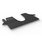 Set covorase auto din cauciuc Vw Transporter T5 2004-2015, T6 2015-02.2022 Multivan/ Caravelle, Negru, Gledring, 3 buc. AutoDrive ProParts