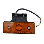 Lampa gabarit auto BestAutoVest 10-30 V, dreptunghiulara, portocalie cu leduri si cablu, 110 x 65 x 12 mm, 1 buc. AutoDrive ProParts