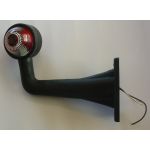Lampa gabarit auto BestAutoVest 12V, cu cot de 90 grade, 21 cm, stcila rosie/alba, 1 buc. AutoDrive ProParts