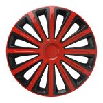 Set capace roti 14 inch Versaco Trend, Rosu si Negru AutoDrive ProParts