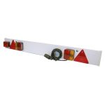 Bara remorca auto Carpoint cu lampi, cablu de 9m, fisa remorca si lampa ceata , 120x12cm AutoDrive ProParts