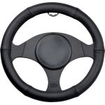 Husa volan piele neagra 44-46cm AutoDrive ProParts