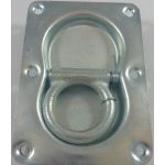 Ochet de ancorare incastrat Realparts pentru remorci auto inel metalic cu pliere in ambele parti 145 x 105 mm 1 buc. AutoDrive ProParts