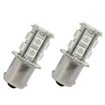Set 2 becuri auto cu leduri Vecta 12V BA15s S25 , 13 LED , 5050 SMD , rosu AutoDrive ProParts